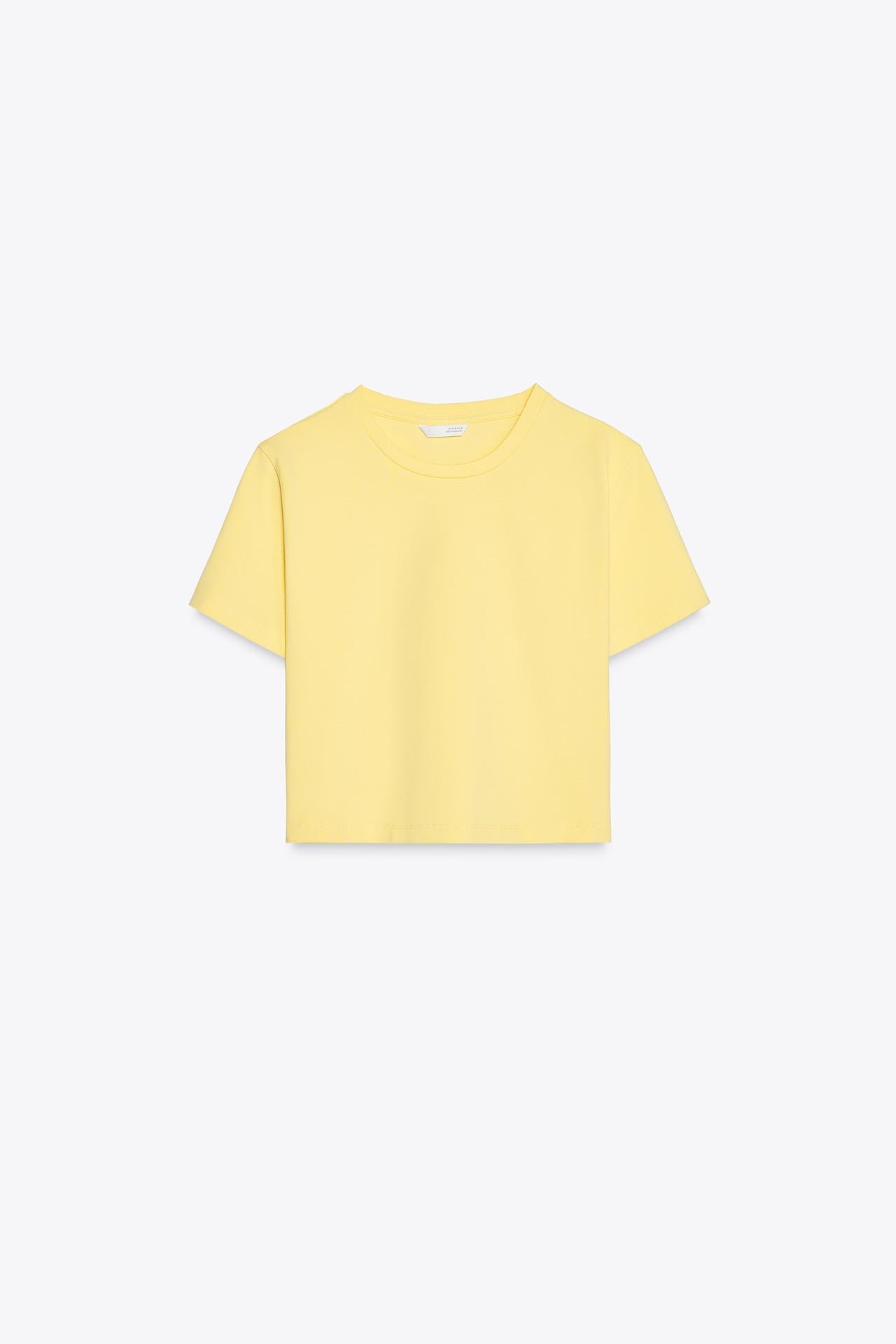Camiseta elastica cropped
