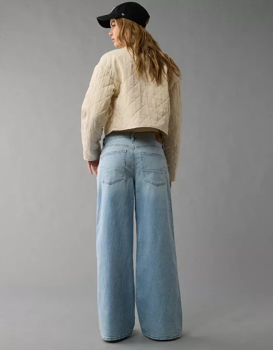 Jean Low Rise ultra Wide leg