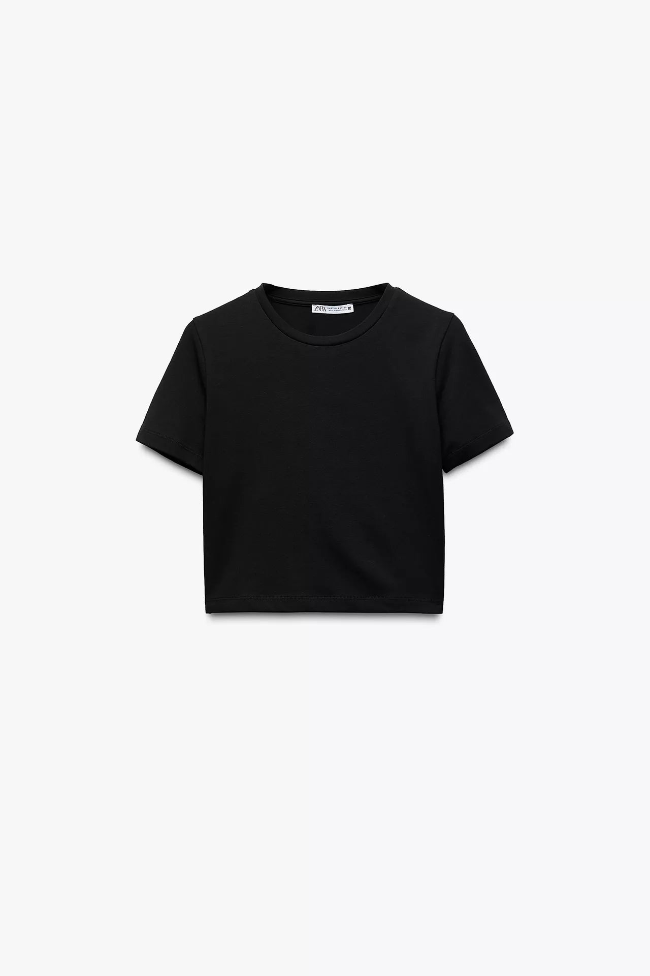 CAMISETA ELÁSTICA CROPPED