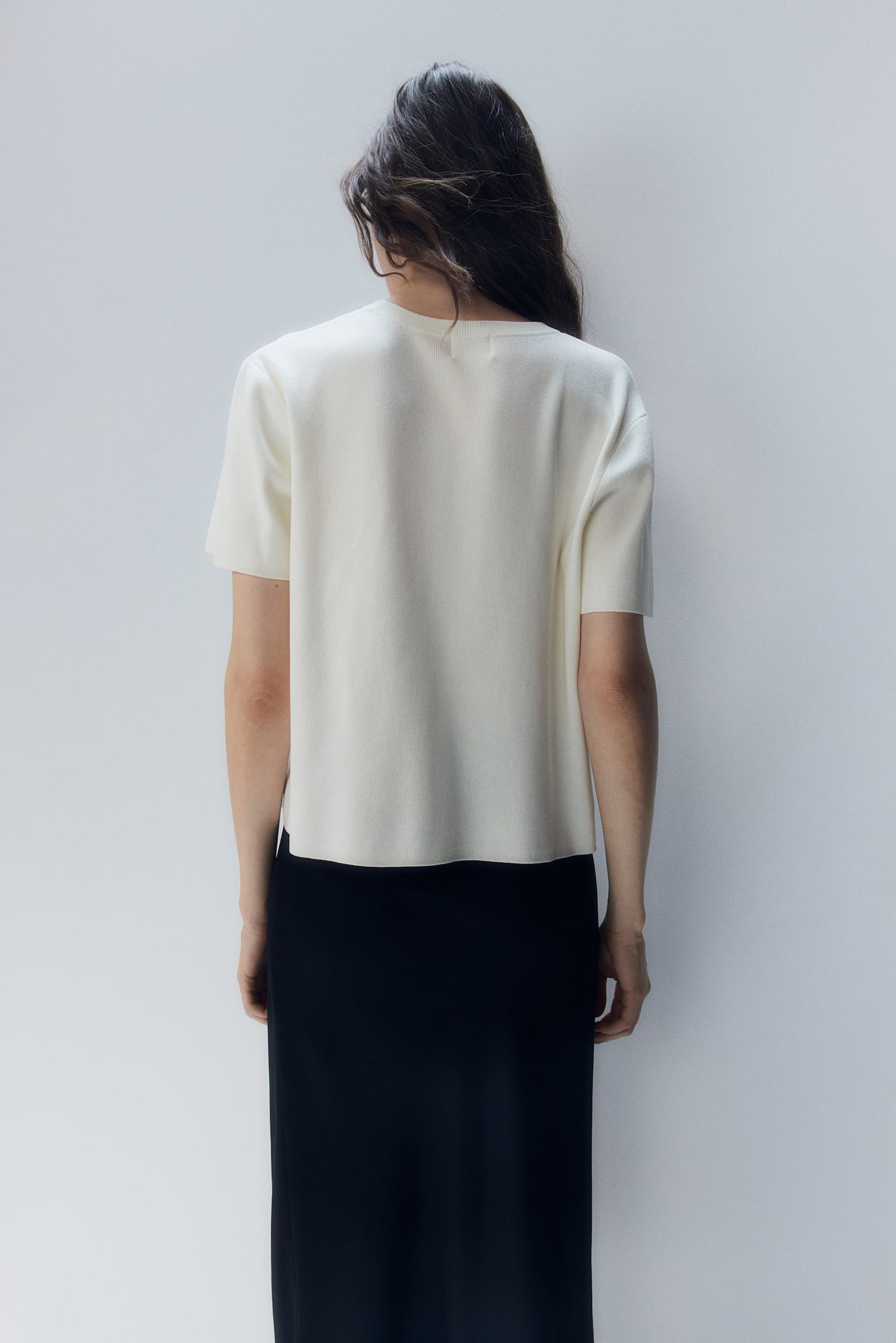Camiseta de punto fino