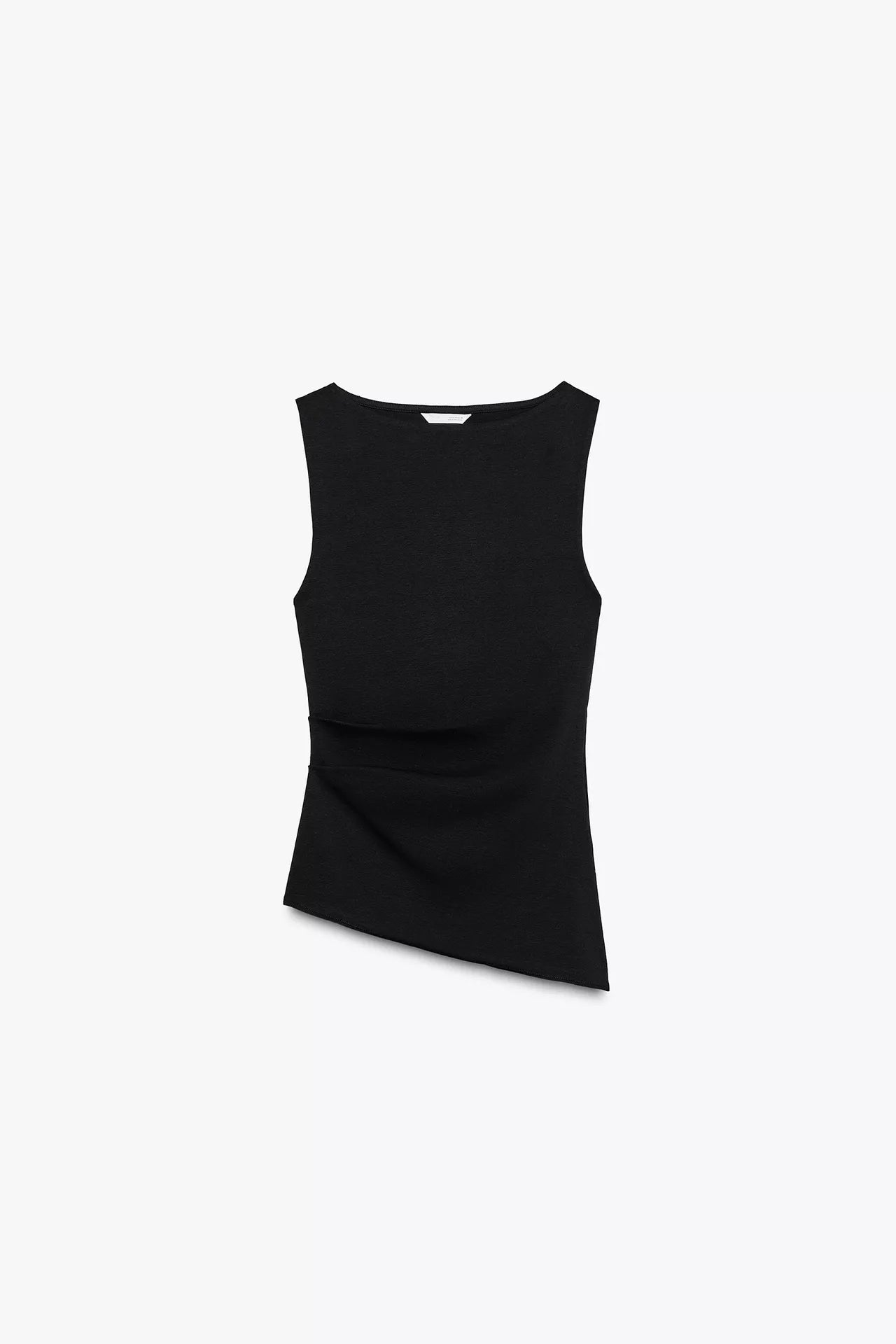 CAMISETA ASIMÉTRICA PLIEGUES