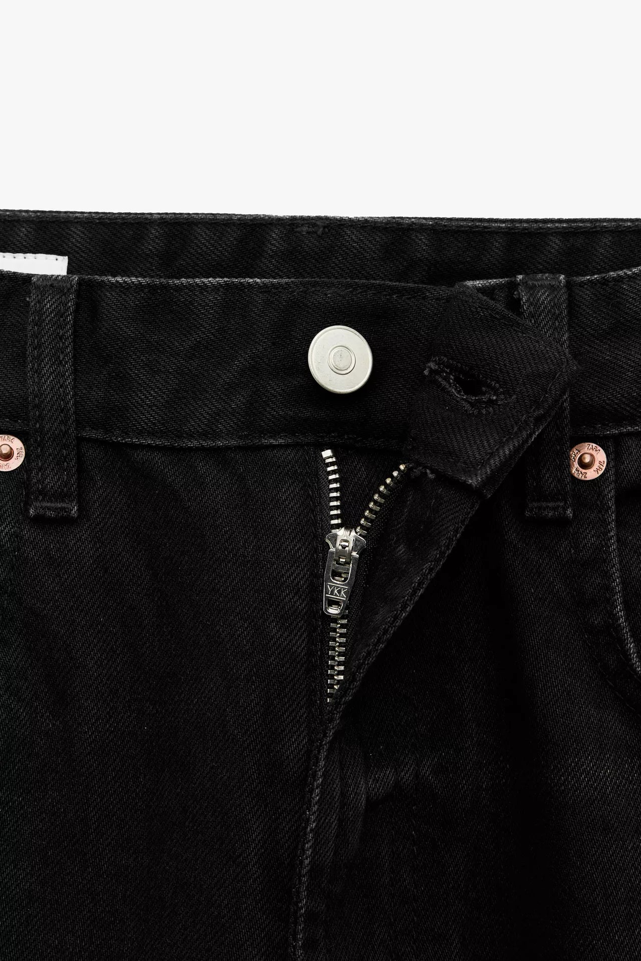 JEANS TRF WIDE LEG TIRO ALTO