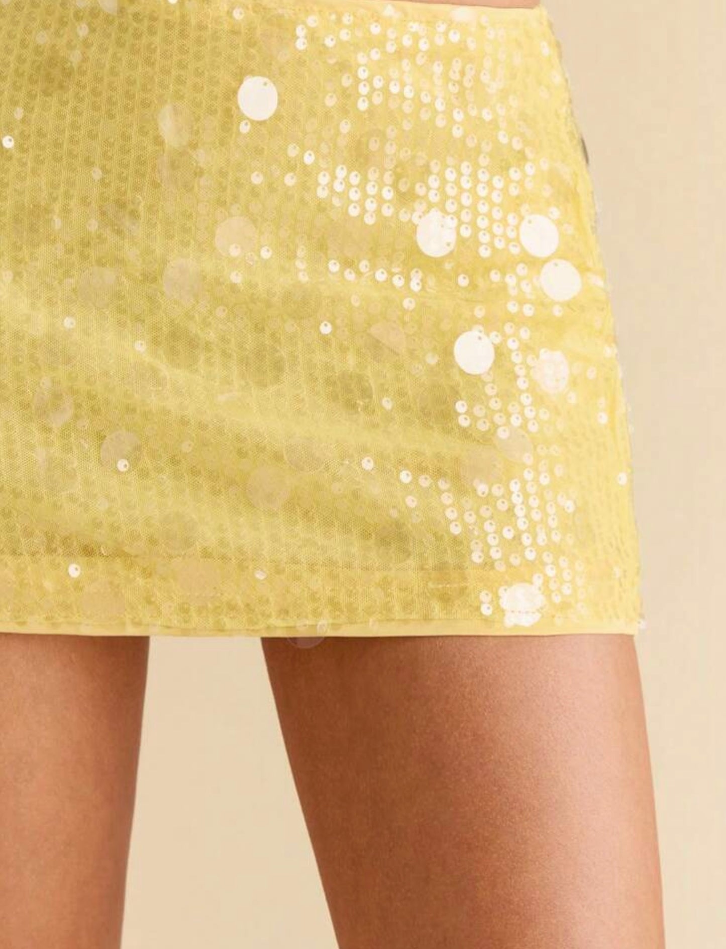 Falda mini lentejuelas