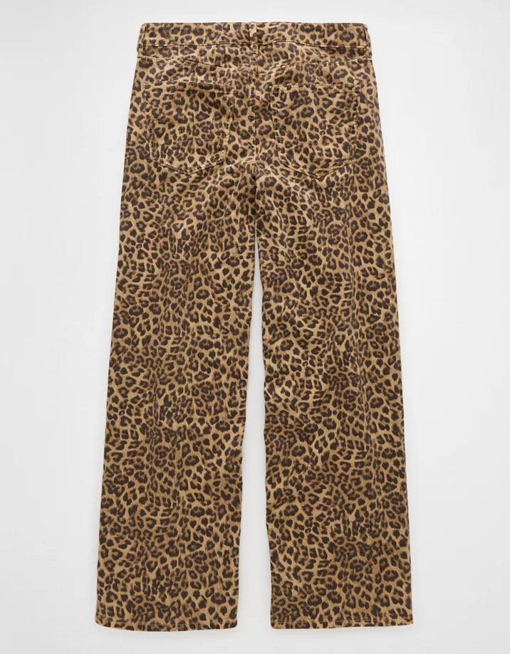 Pantalon wide leg stretch