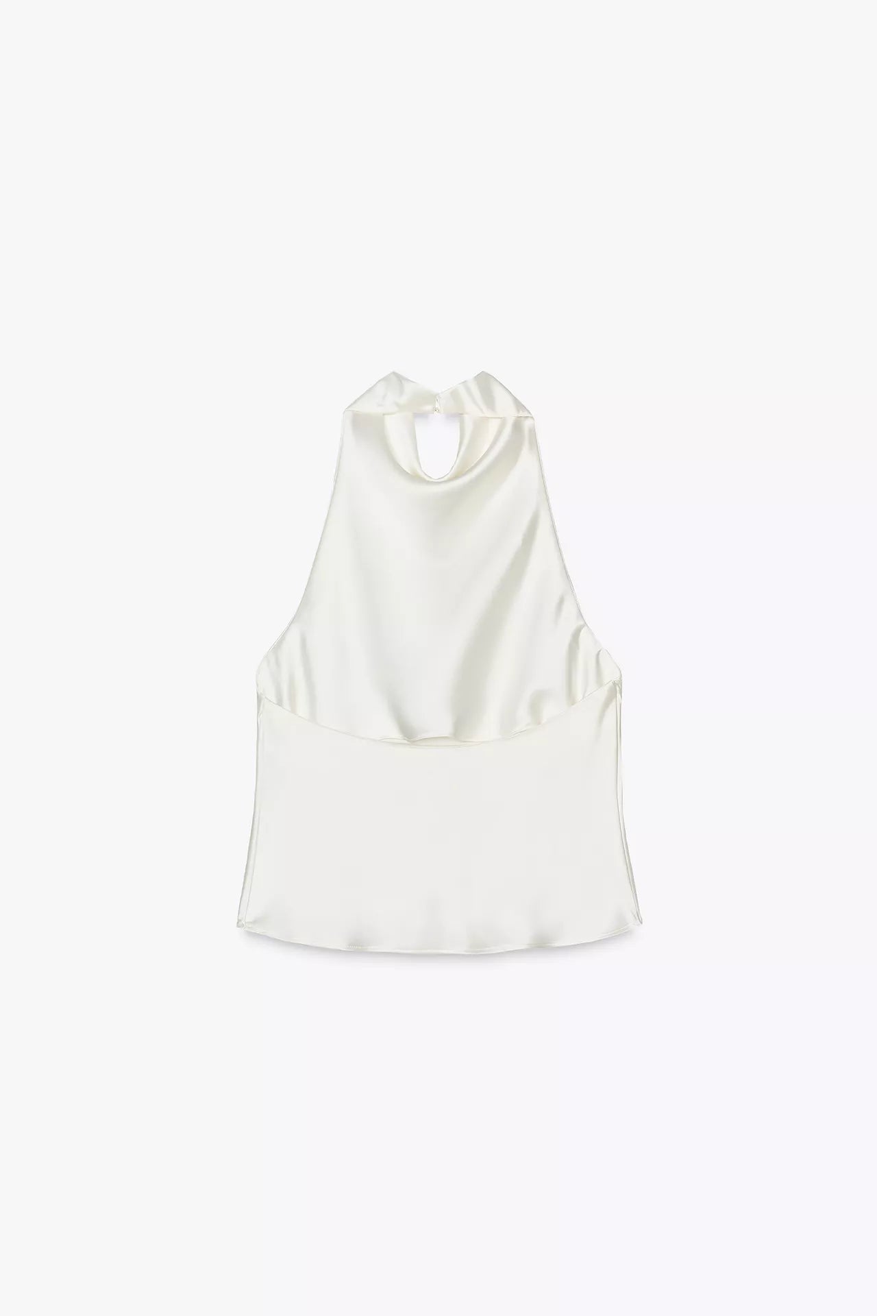TOP HALTER SATINADO