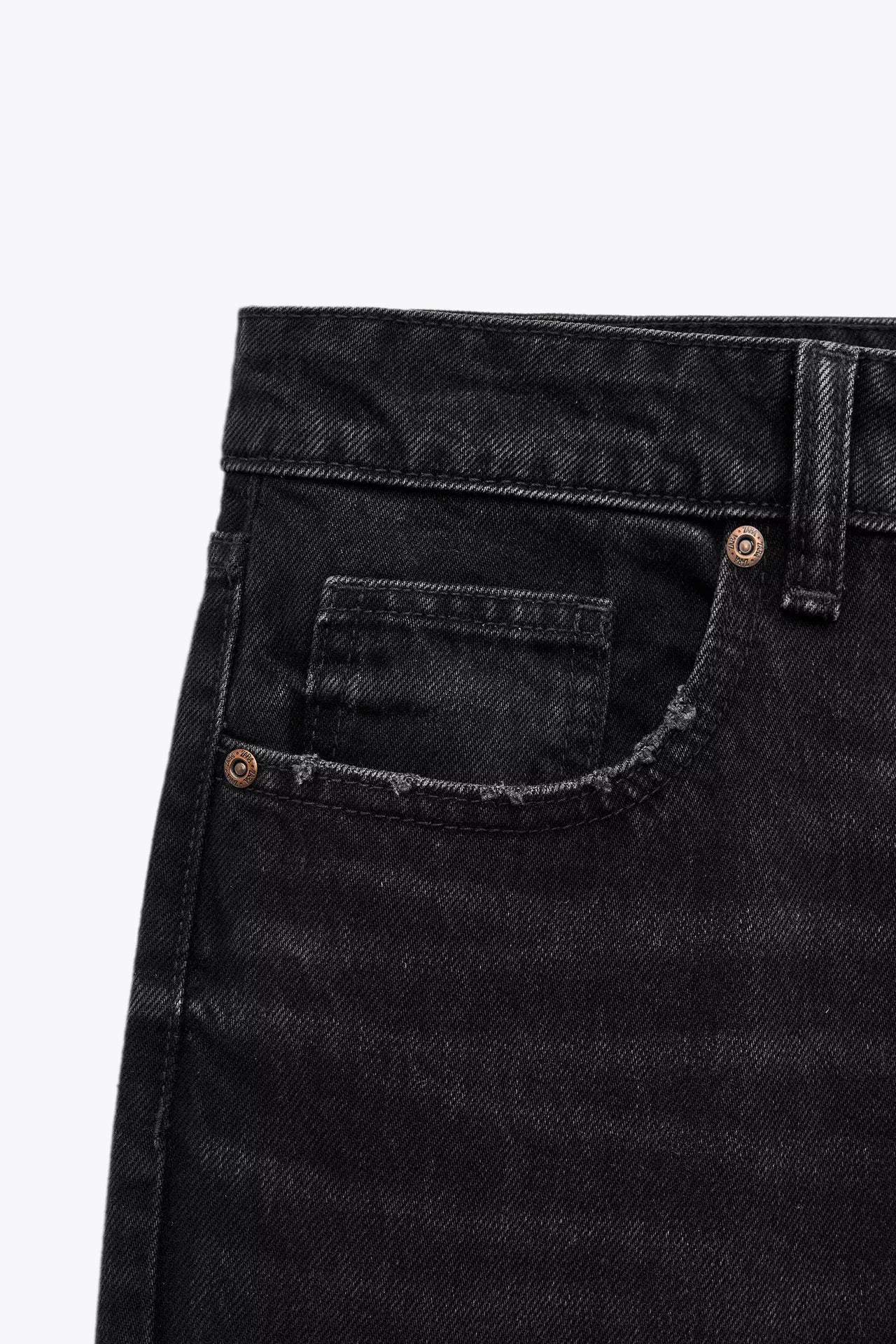 JEANS TRF WIDE LEG TIRO MEDIO FULL LENGTH
