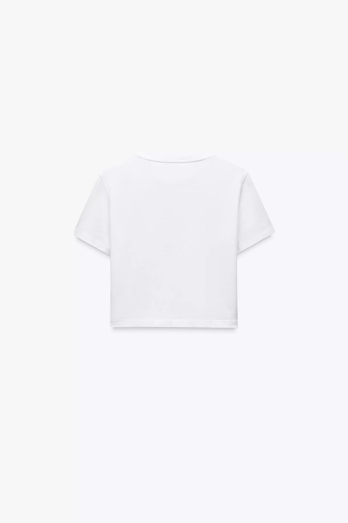 CAMISETA ELÁSTICA CROPPED