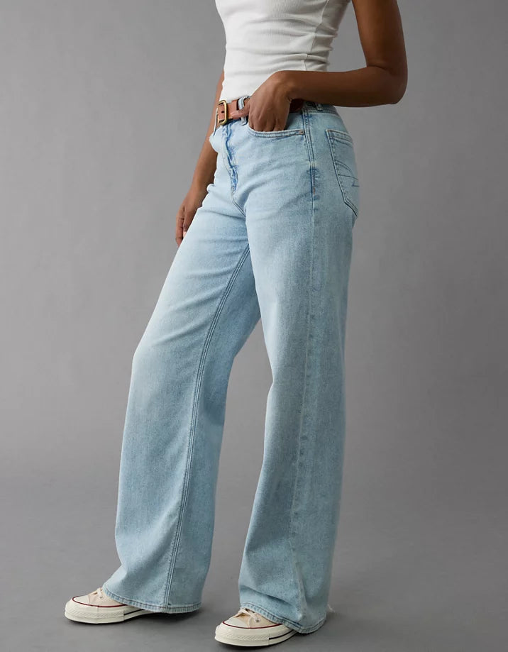 Jean AE Super High-Waisted Wide-Leg