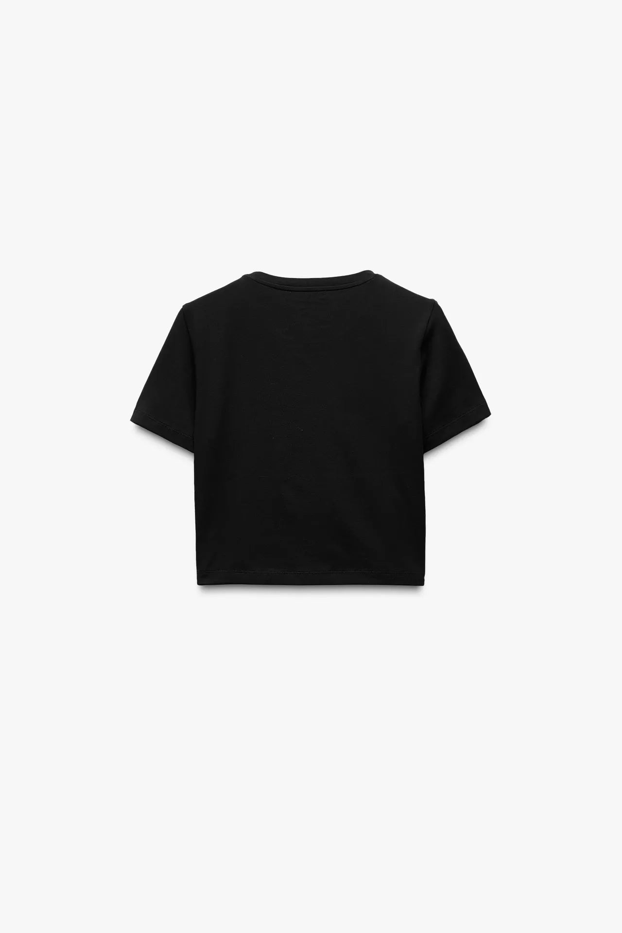 CAMISETA ELÁSTICA CROPPED