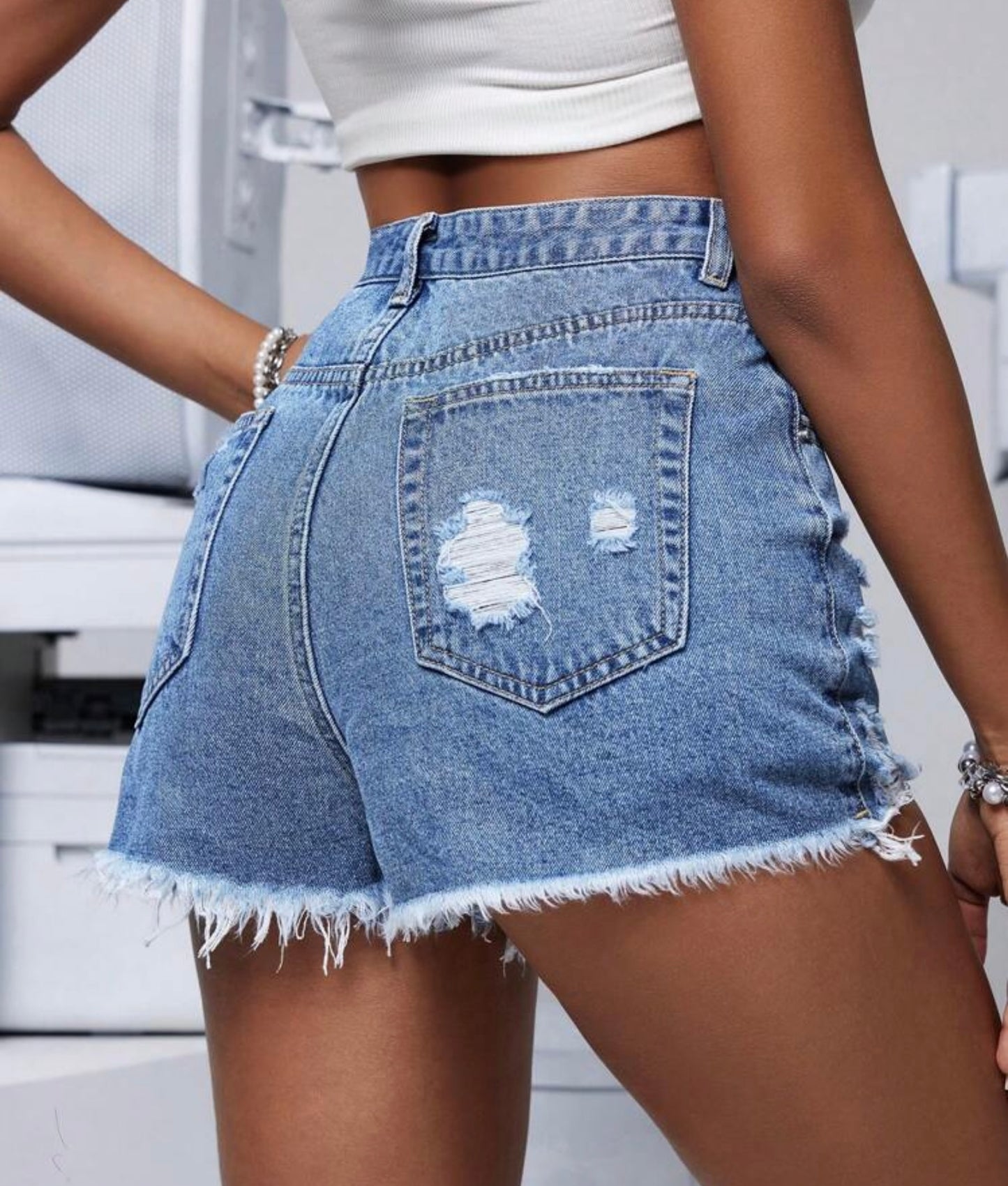 Short jeans rasgados
