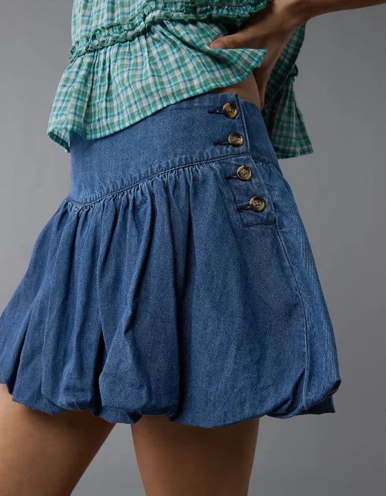 Short falda Stretch Abombada