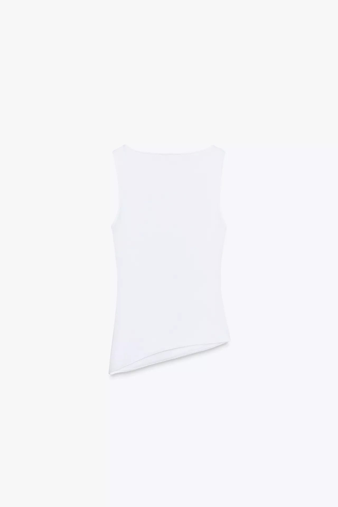CAMISETA ASIMÉTRICA PLIEGUES