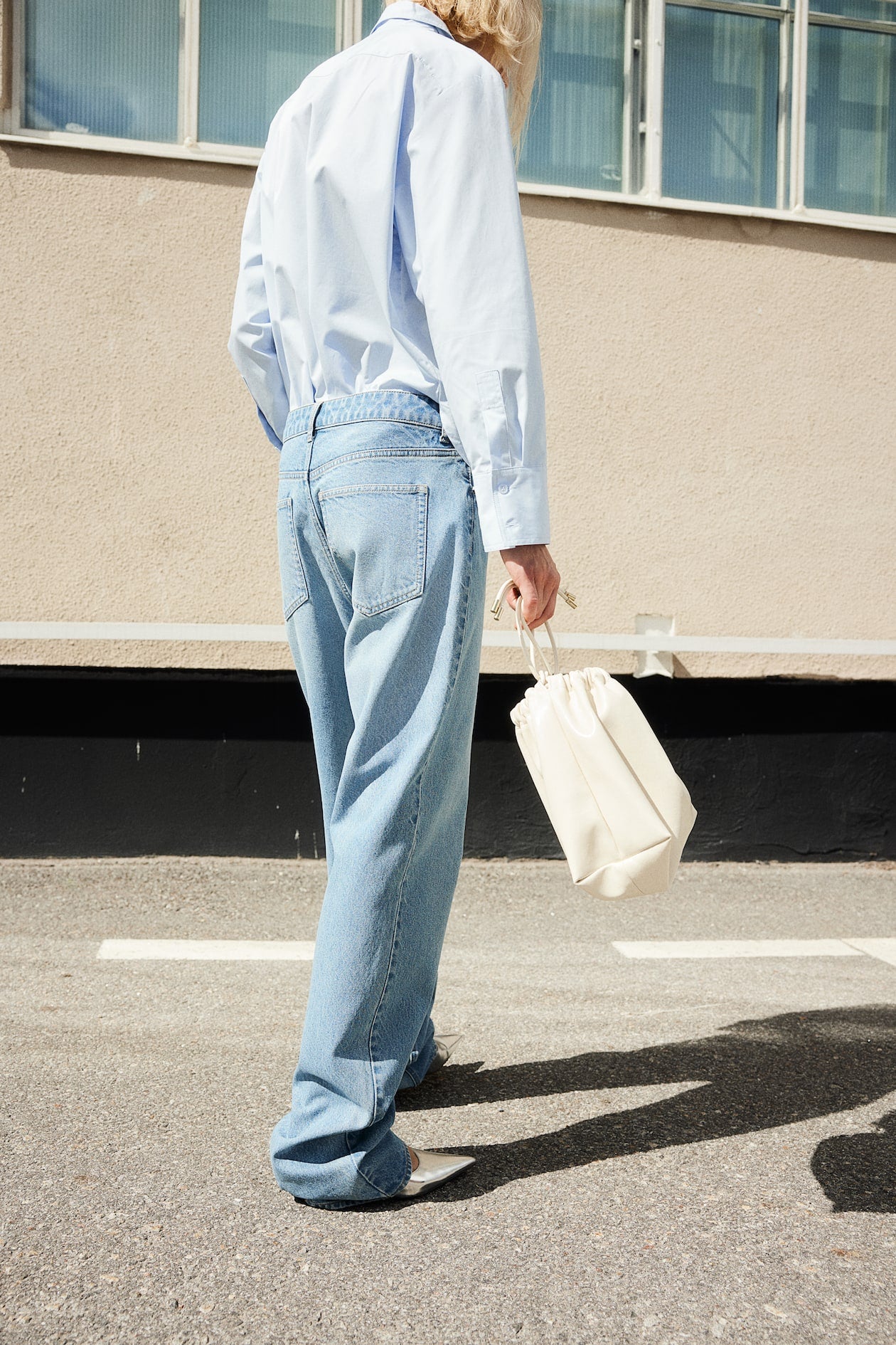 Pantalon jeans con pedrería