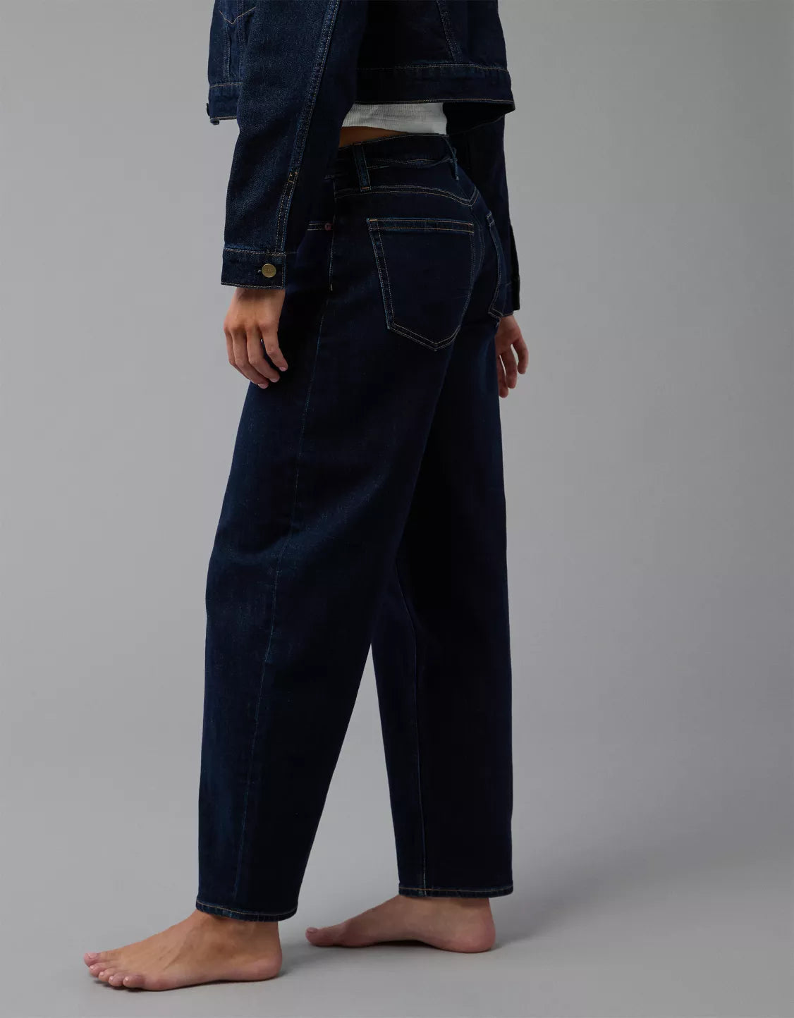 Pantalon Barrel con tiro