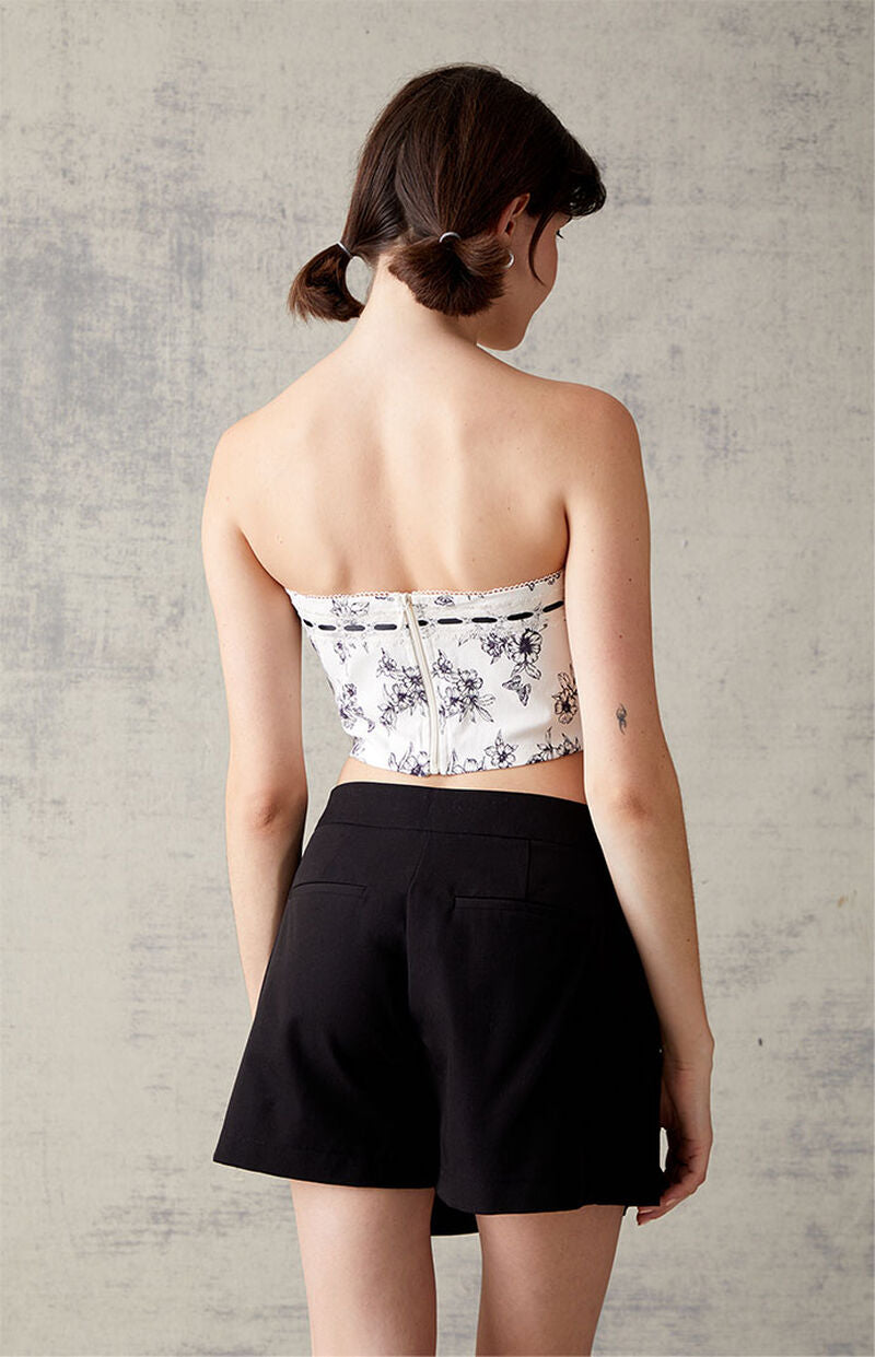 Short falda tableada