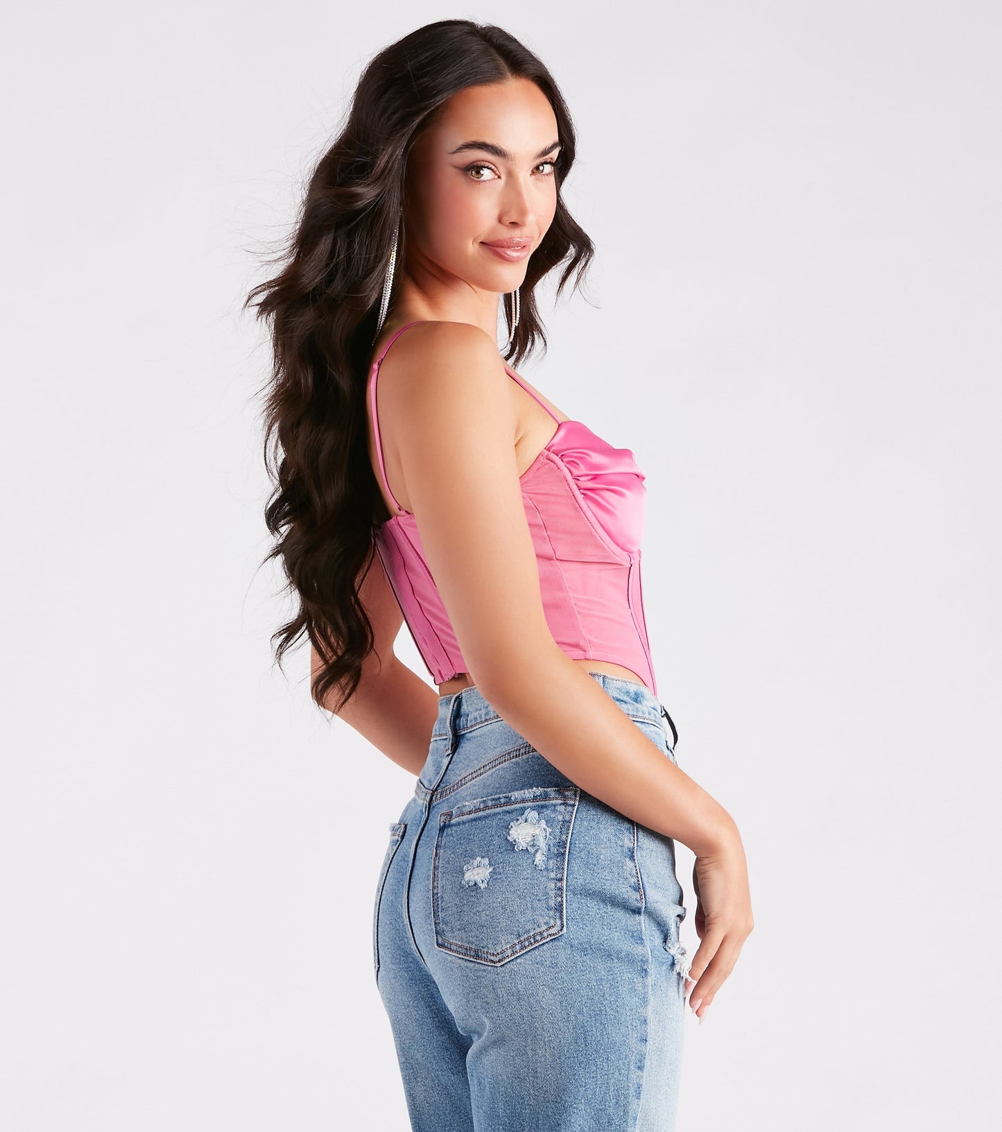 Corset con transparencias