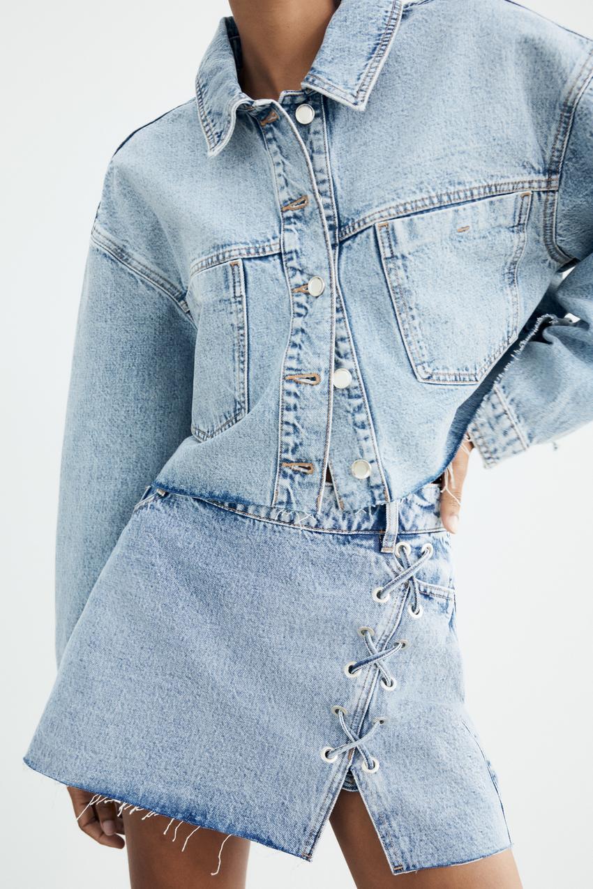 Mini falda jeans