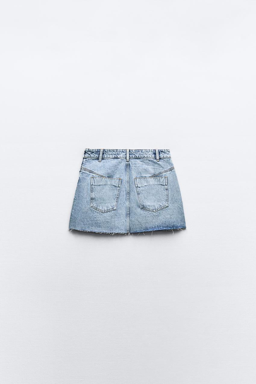 Mini falda jeans