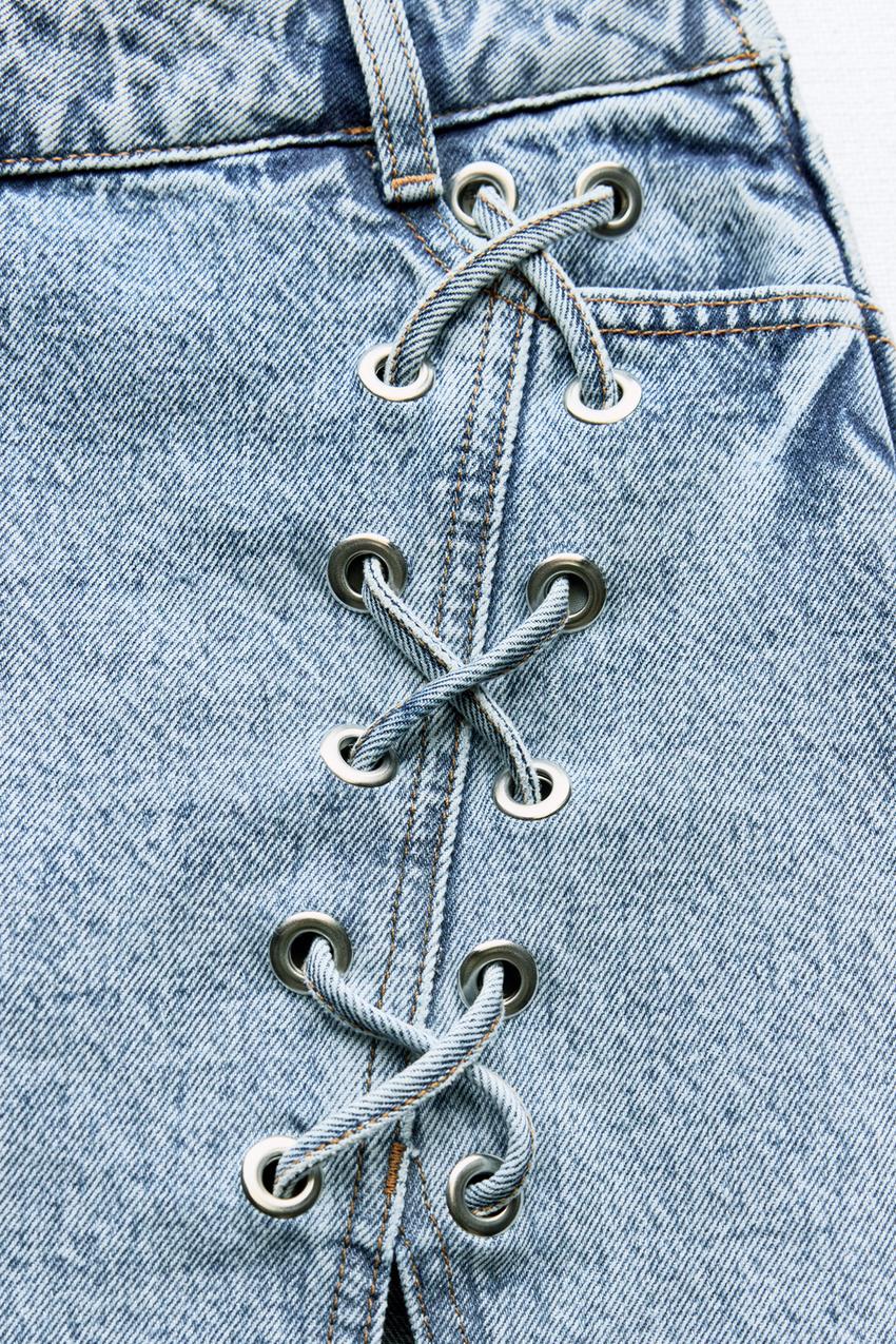 Mini falda jeans