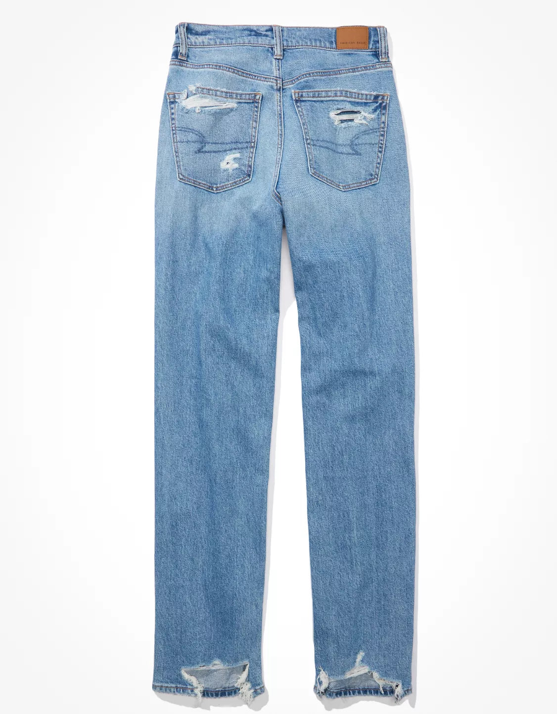 Super high rise baggy Straight
