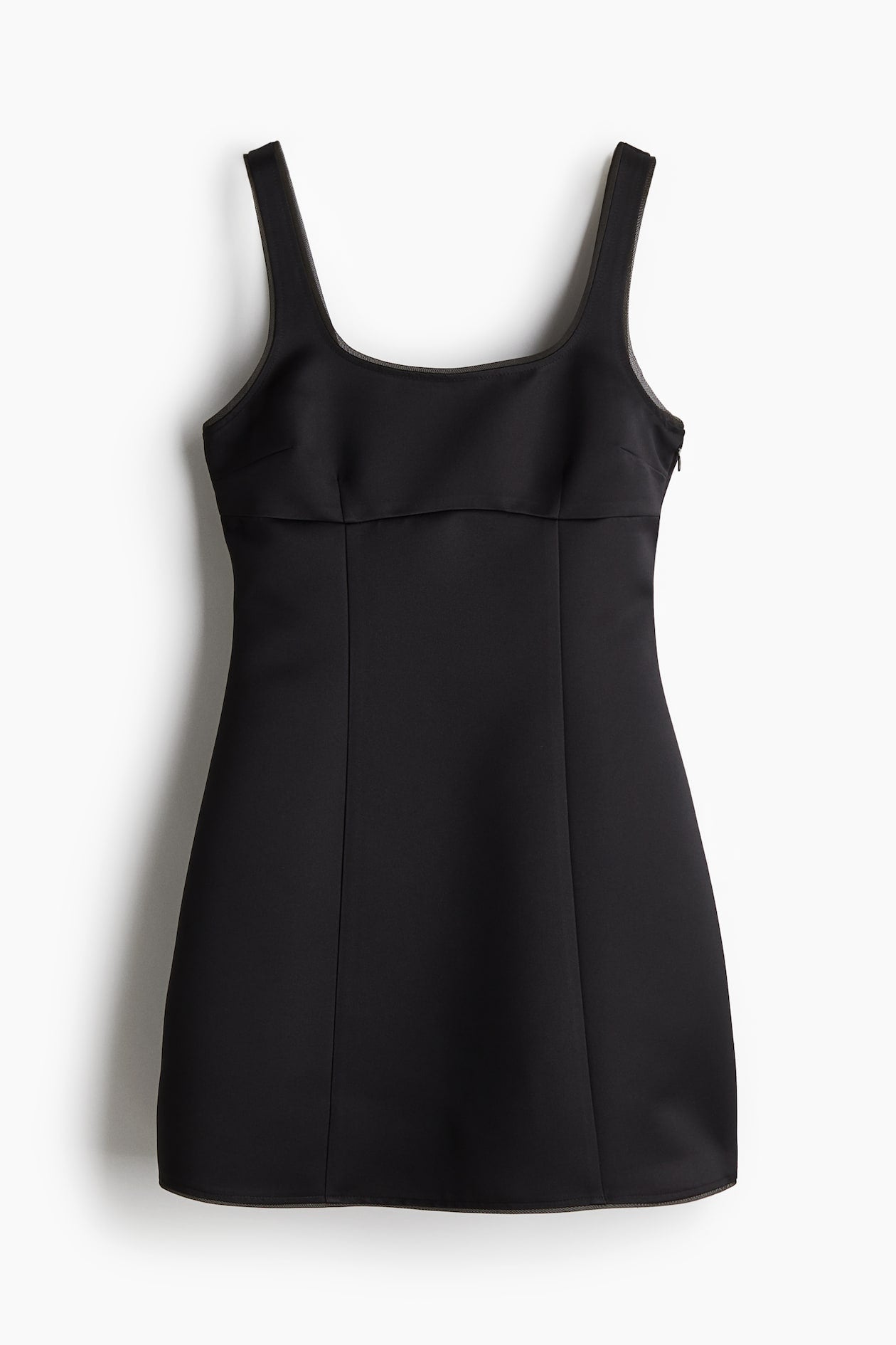 Vestido semi acampanado clásico