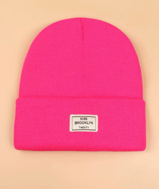 Gorro con etiqueta