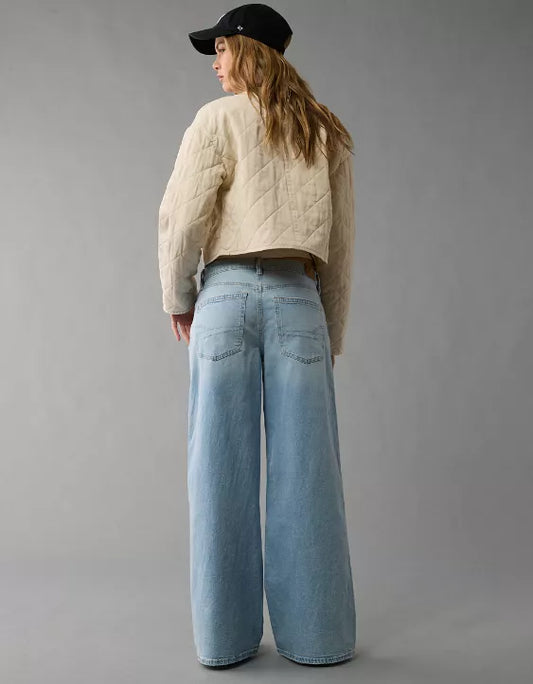 Jean Low Rise ultra Wide leg