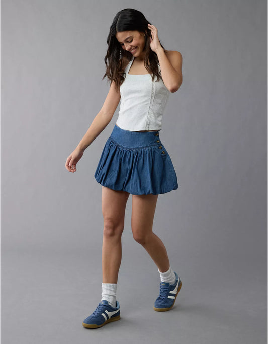 Short falda  Stretch Abombada