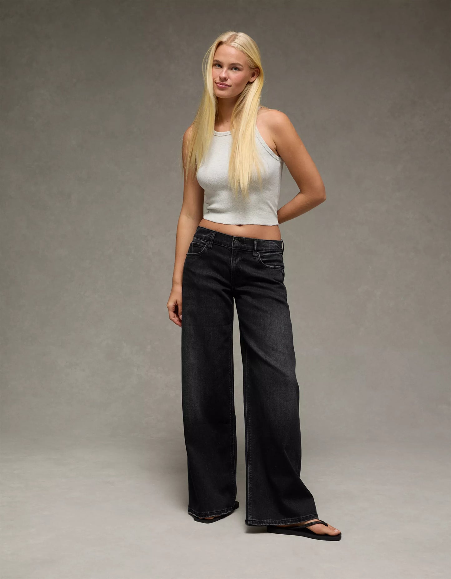 Jeans Low rise ultra wide leg