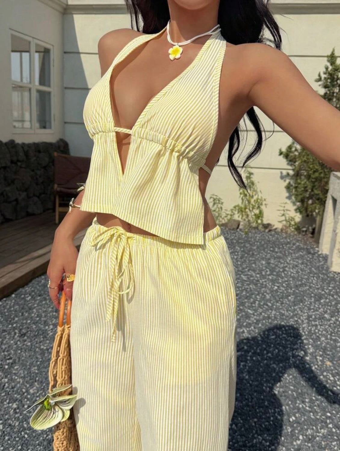 Conjunto amarillo de tiros