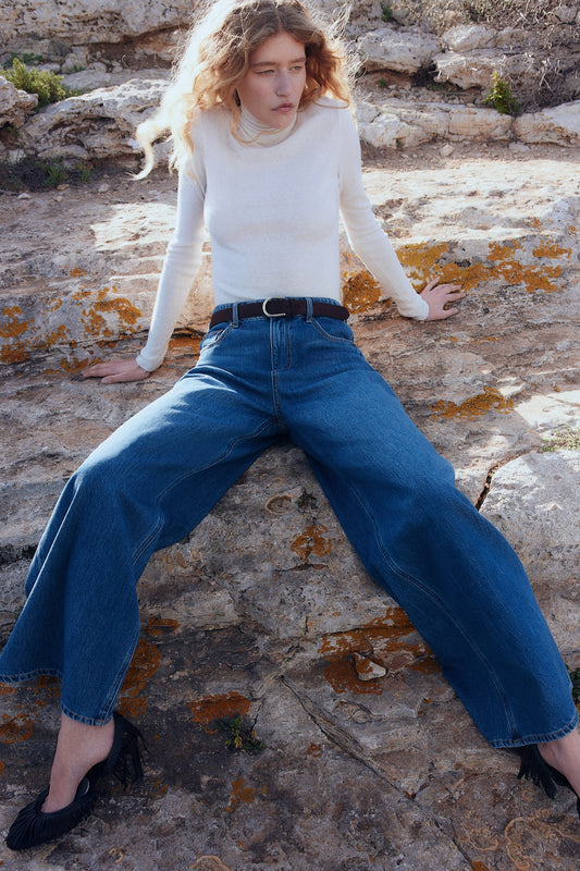 Jeans wide high