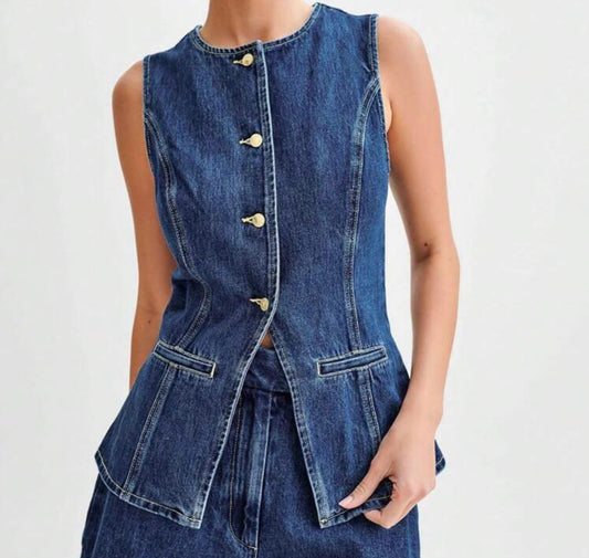 Chaleco jean