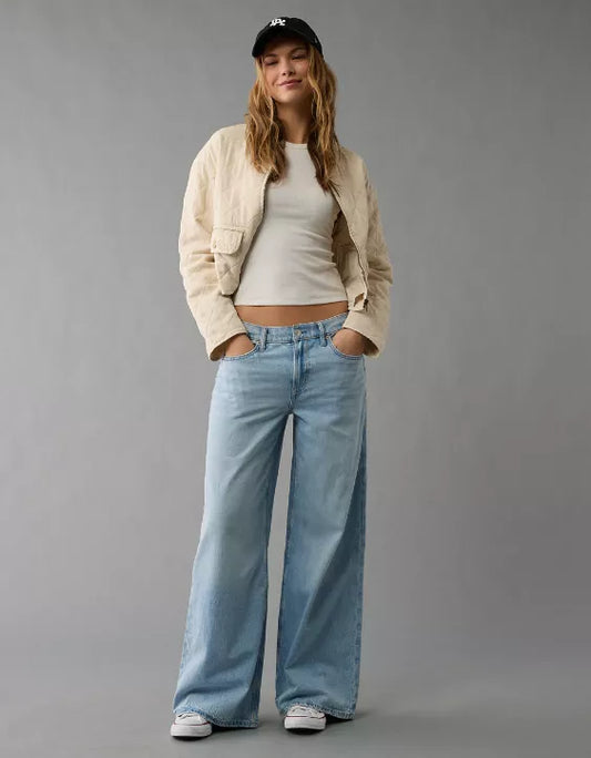 Jean Low Rise ultra Wide leg