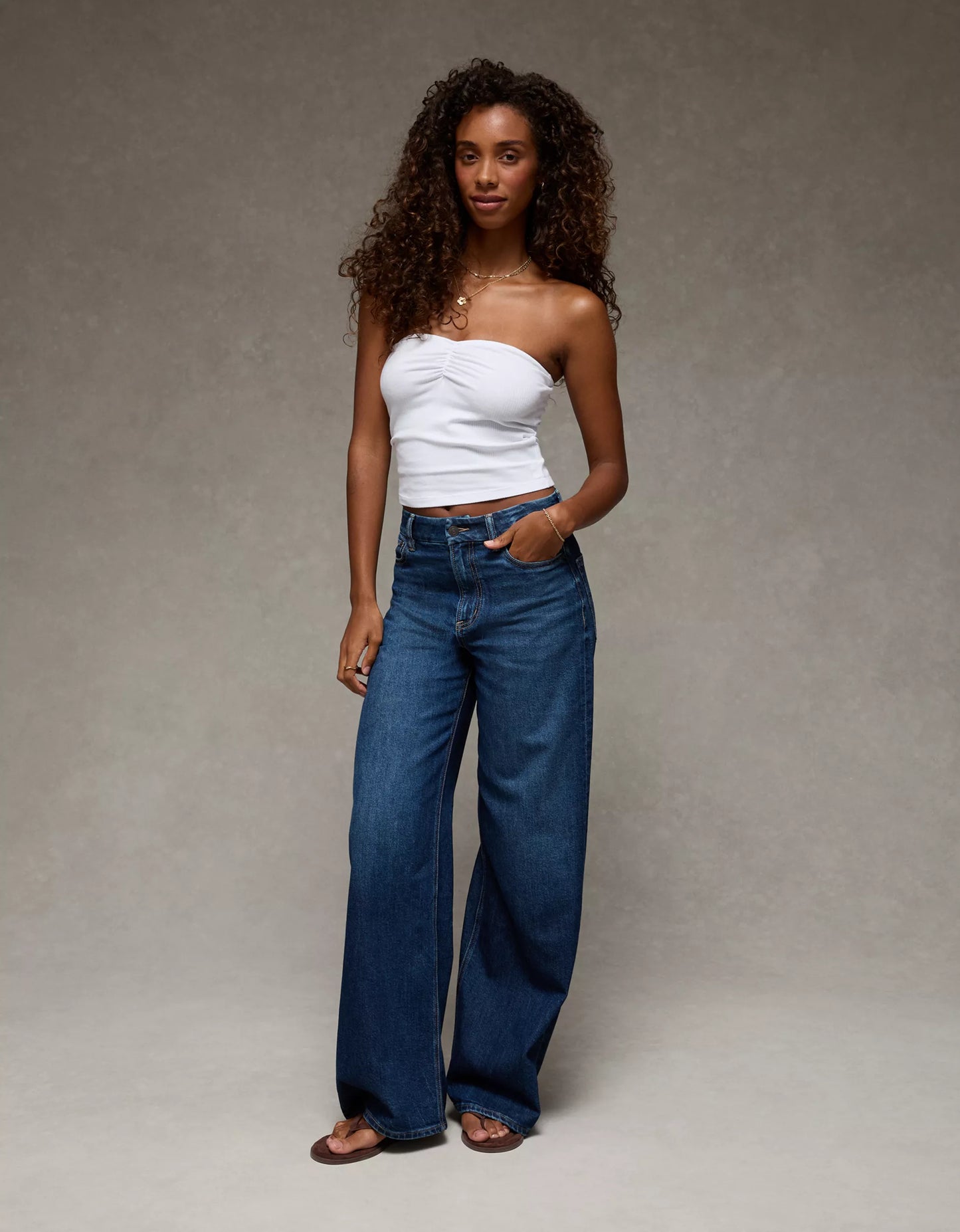 Jeans baggy wide leg
