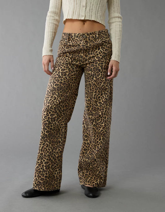 Pantalon wide leg stretch