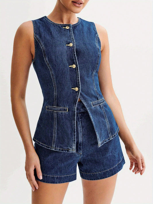 Chaleco jean