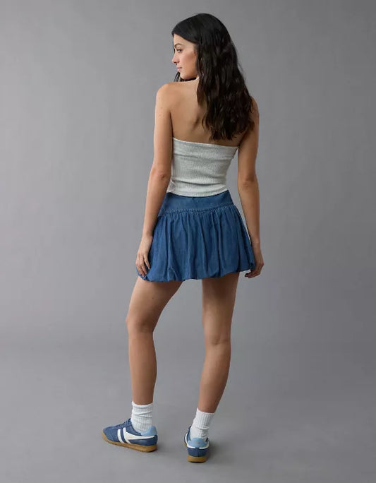 Short falda  Stretch Abombada