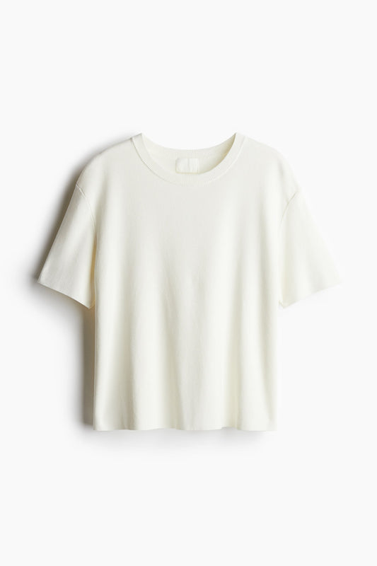 Camiseta de punto fino