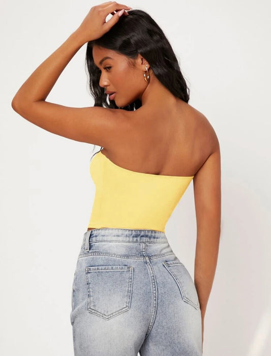 Top strapless básico