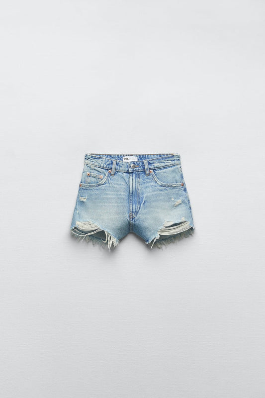 Short jeans rasgado