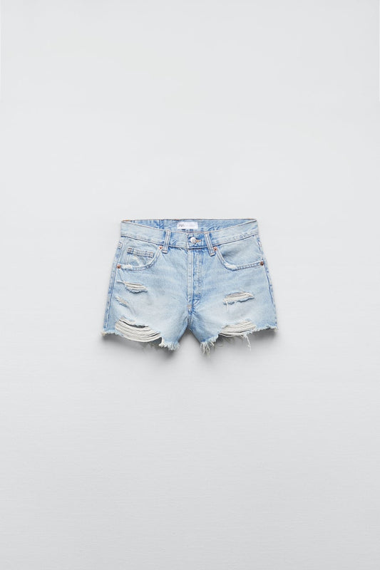 Short jeans rasgado