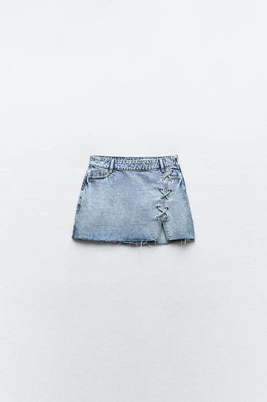 Mini falda jeans