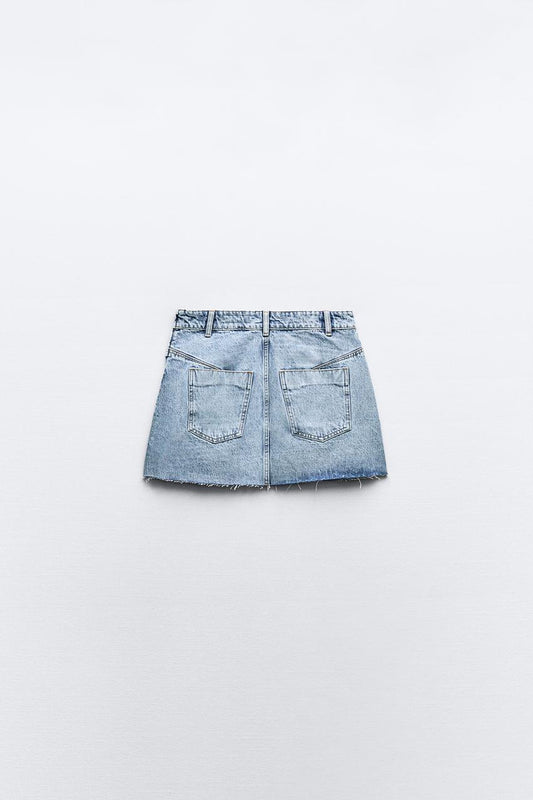 Mini falda jeans